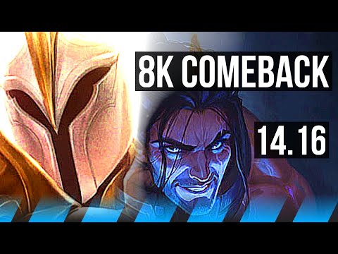 KAYLE vs SYLAS (MID) | 8k comeback, 68% winrate | EUW Grandmaster | 14.16