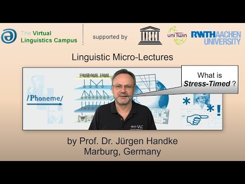 PHY_030 - Linguistic Micro-Lectures: Stress-Timed (vs. Syllable-Timed)