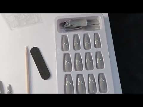 CARTELA DE UNHA POSTIÇA BAILARINA+PALITO E LIXA  E190 COM 24 UN