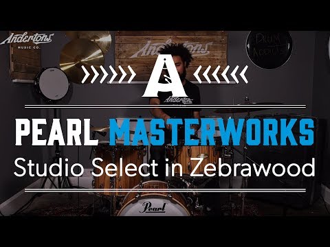 Pearl Masterworks Studio Select in Zebrawood