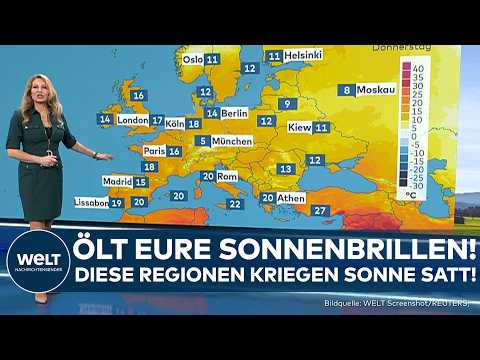 WETTER: Temperaturen bis zu 18 Grad Celsius! In diesen Regionen gibt es Sonne satt