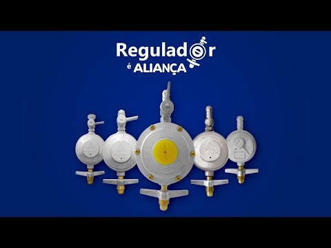 Regulador para Gás 506/01 80cm 2 kg/h GLP Uso Doméstico ALIANÇA-081874 - Video