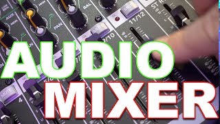 Video thumbnail for Audio Mixer Basics and a look at the Mackie ProFX12 v2 by Man Cave Technology