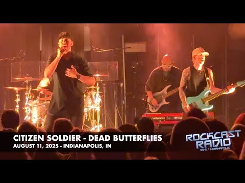 Citizen Soldier performs their unreleased song "Dead Butterflies" in Indianapolis on August 11, 2025