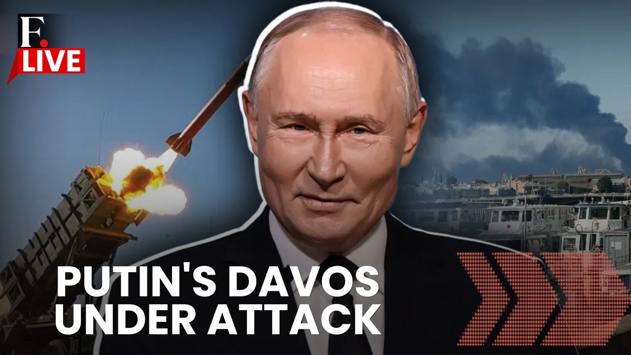 Ukrainian Drones Hit 'Putin's Davos' as Russia Exploits Kyiv's Patriot Crisis | LIVE