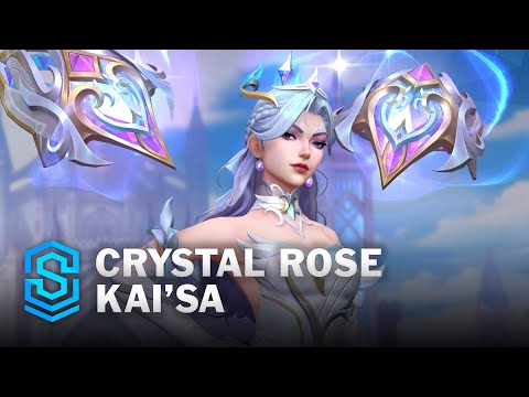 Crystal Rose Kai'Sa Wild Rift Skin Spotlight