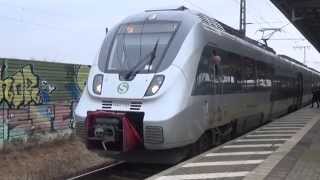 preview picture of video 'BR 442 (DB 1442 709) S-Bahn Mitteldeutschland - Bf. Leipzig-Messe'