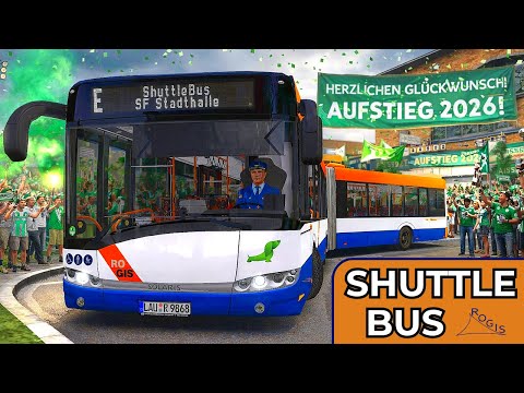 OMSI 2 🚌 - Shuttle bus to the party 🎉 + test run! 📝 - Let's Play OMSI 2 [#1027]