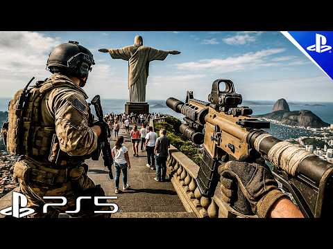 American Soldiers Escape Ambush in Brazilian Favela | Call of Duty - Gameplay (4K 60FPS) PS5