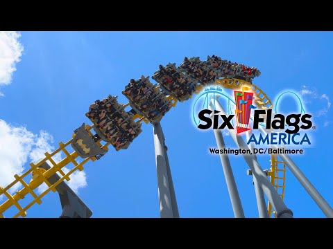 Batwing POV at Six Flags America