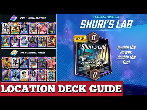 Marvel Snap Shuri's Lab Guide: Pool 1, 2, and Pool 3 Decks to try!