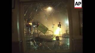 Dramatic shots immediately after London bombing