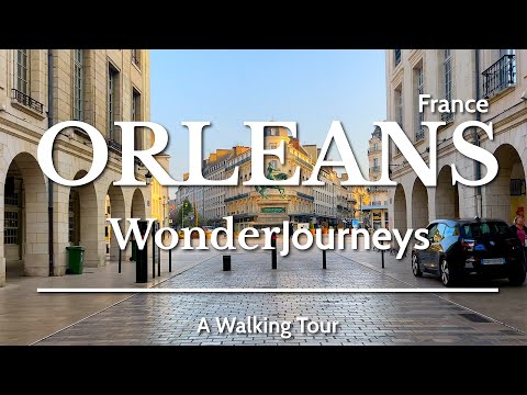 Orleans, France Walking Tour (with captions)