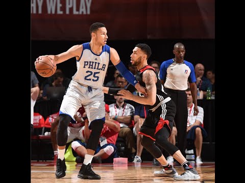 Ben Simmons VS Denzel Valentine NBA Summer League (76ers VS Bulls)