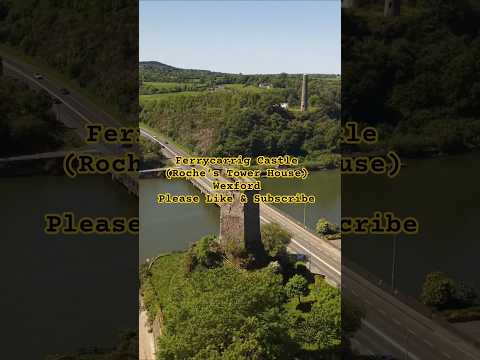 Ferrycarrig castle (Roche's Tower House) Wexford #drone #wexford #ireland #castle #history