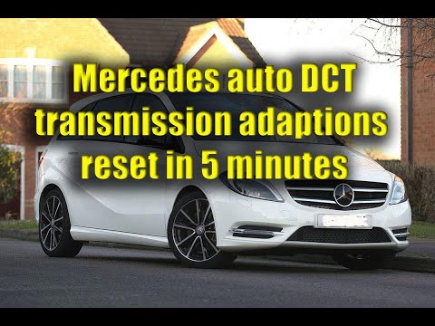 Mercedes DCT transmission reset in 5 mins.