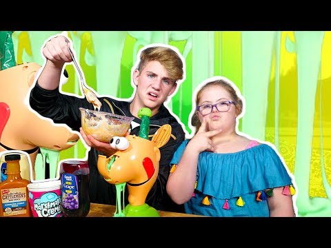 GOOEY LOUIE with EXTRA SLIME!!! (MattyBRaps vs Sarah Grace)