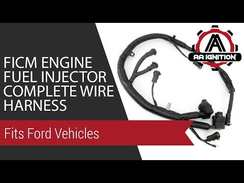 FICM Engine Fuel Injector Complete Wire Harness - Fits Ford Vehicles
