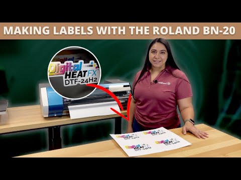 Making Labels with the Roland VersaStudio BN 20