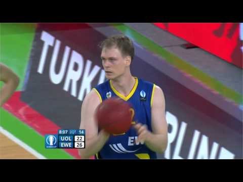 Union Olimpija - EWE Baskets Oldenburg 81:82 (5. krog, EuroCup 2015/2016)