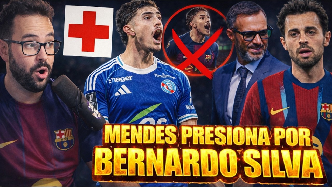 🚨MENDES PRESIONA al BARÇA por BERNARDO SILVA ¡Se ACERCA! - GRAVE LESIÓN en el PARÓN ¡ADIÓS MUNDIAL!