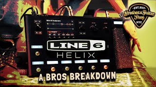 Line 6 Helix Guitar Multi-effects Floor Processor | Brothers Breakdown