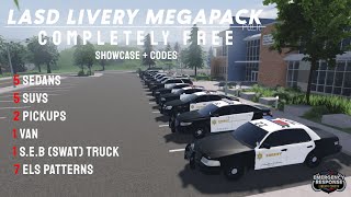 COMPLETE Your Server With LASD Livery MEGAPACK | ER:LC ROBLOX