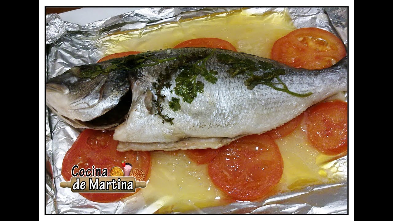 Dorada al horno en Papillote | Recetas de cocina | Cocina de Martina
