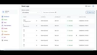 How to download scan logs ?