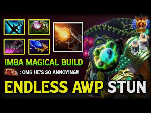 Sniper Mid ENDLESS STUN SHOT | IMBA Magical Build | 100% Become Annoying | 7.39e DotA 2