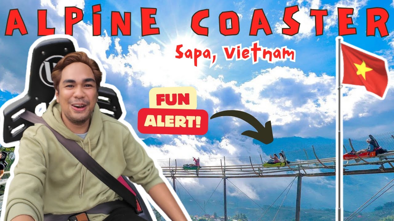 Experience the thrill of an alpine coaster ride in Sapa, zipping through forest tracks with sharp turns, all while soaking in breathtaking valley and mountain vistas.