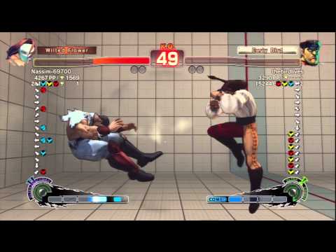 Nassim-69700 [Vega] Vs thebirdlives [M.Bison] SSF4 AE Online Ranked Matches - PSN