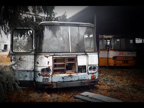 Opuszczony PGR, cmentarz pojazdów- Urbex PKR