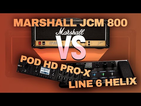 🔴Marshall JCM 800 vs Line 6 Helix & POD HD Pro-x