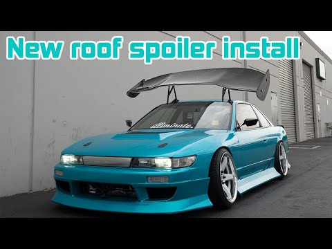 240sx gets new origin lab roof spoiler