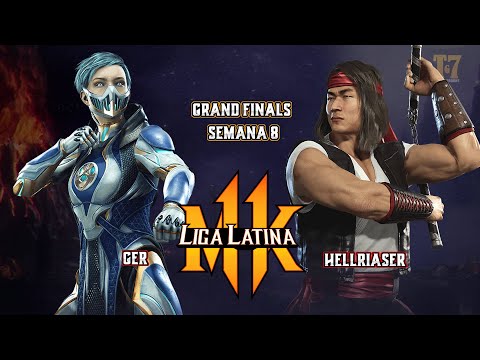 GRAND FINALS - Ger vs Hellraiser - Frost vs Liu Kang - MK11 Liga Latina Sur Fecha 8