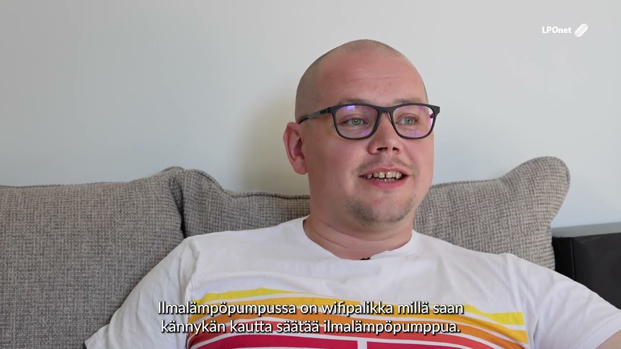 Teppo Toivola Porvoosta on tyytyväinen toimintavarmaan valokuituun