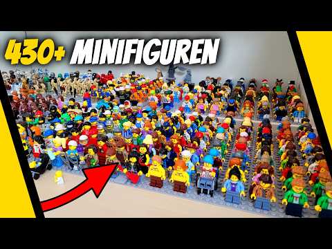 Meine 430+ Lego Minifiguren Sammlung😵