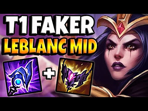 T1 Faker Leblanc MID vs Orianna - Patch 12.1 Ranked Korea ✅
