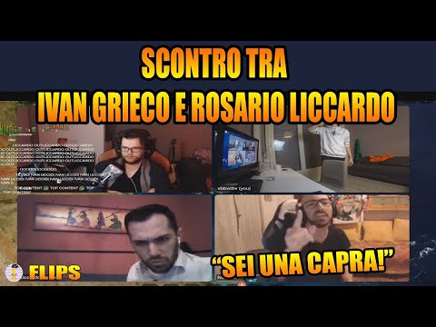 Scontro tra Ivan Grieco e Rosario Liccardo -  Homyatol live