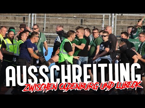 Ausschreitungen zwischen Oldenburg und Lübeck!