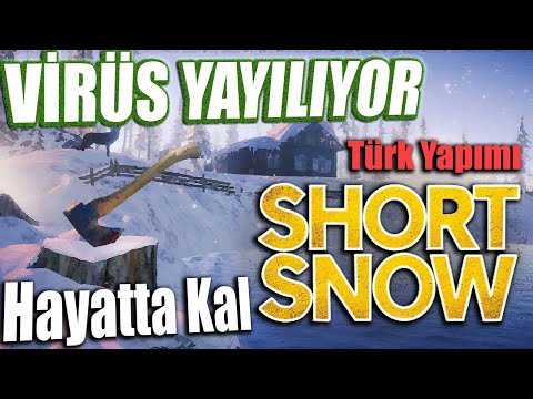 TURKISH MADE SURVIVAL GAME!! THE VIRUS IS SPREADING // TRY TO SURVIVE IN COLD WEATHER | SHORT SNOW!!