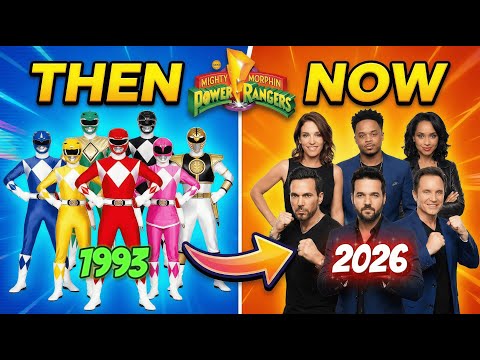 MIGHTY MORPHIN POWER RANGERS (1993) - CAST THEN AND NOW (2026)