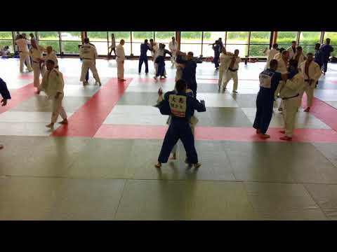 Vincent Limare pendant les échauffements