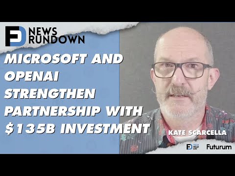 Microsoft und OpenAI stärken ihre Partnerschaft mit einer Investition von 135 Milliarden US-Dollar.