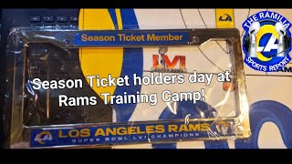 JOIN ME SEASON TICKET DAY AT RAMS TRAINING CAMP!