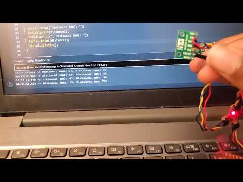 Measuring data with two sensors