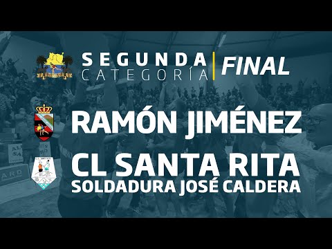 FINAL SEGUNDA CATEGORÍA | Ramón Jiménez 12-9 Santa Rita Soldadura José Caldera