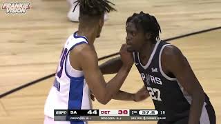 Ausar Thompson 18 Pts & 14 Rebs vs Spurs in final SL game | 7.14.23