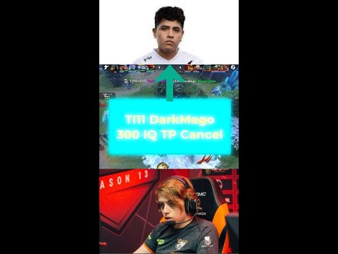 DarkMago Zeus 300 IQ TP 😱😱😱 #dota2 #shorts #dota